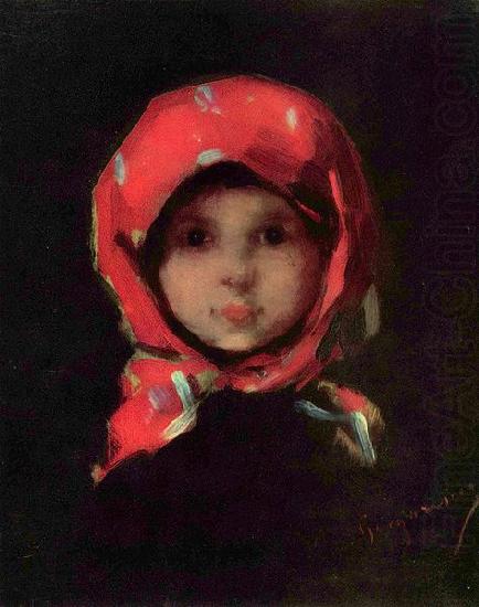 Nicolae Grigorescu Portrait of a little girl china oil painting image